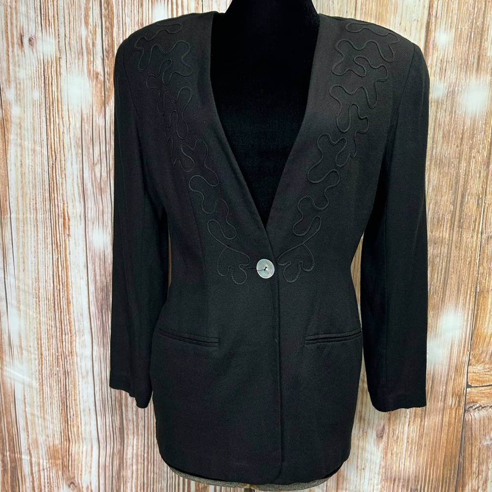 Ilyse Hart Ltd‎ Vintage Black Blazer